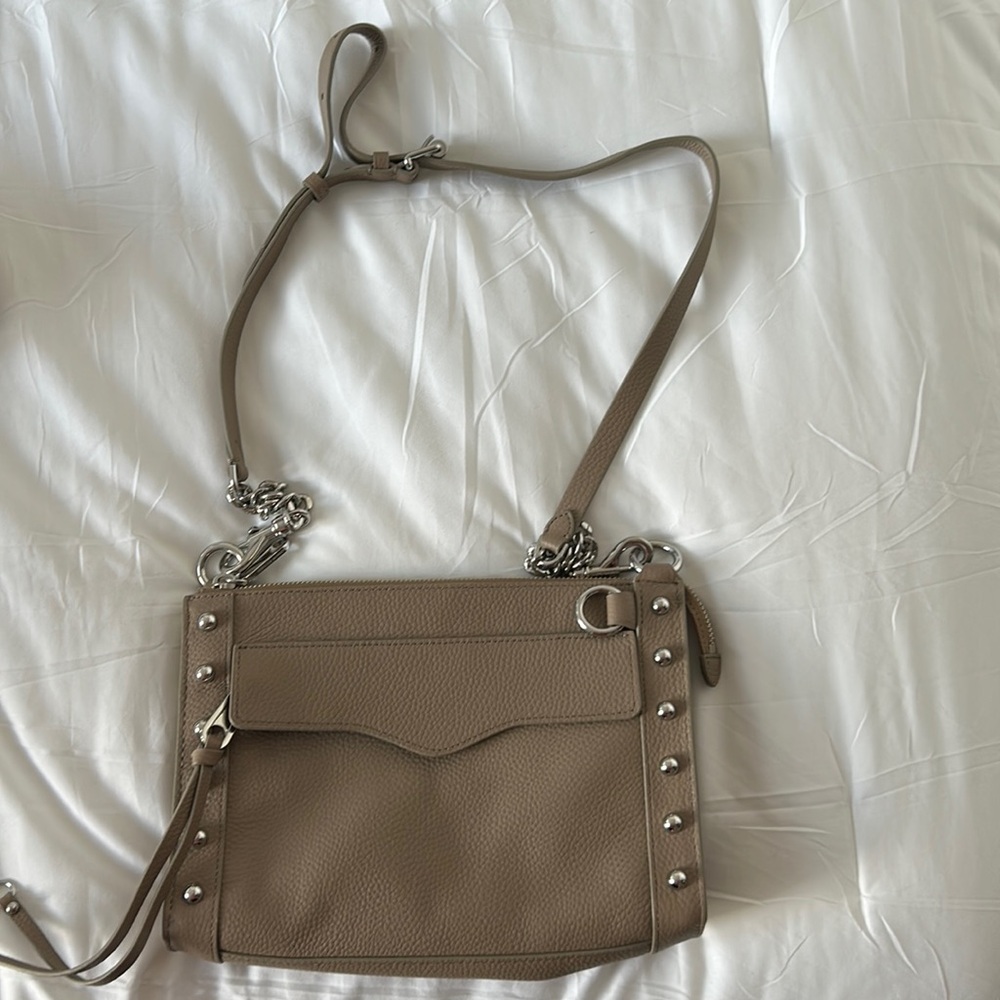 Rebecca Minkoff tan bag. Never used!!
